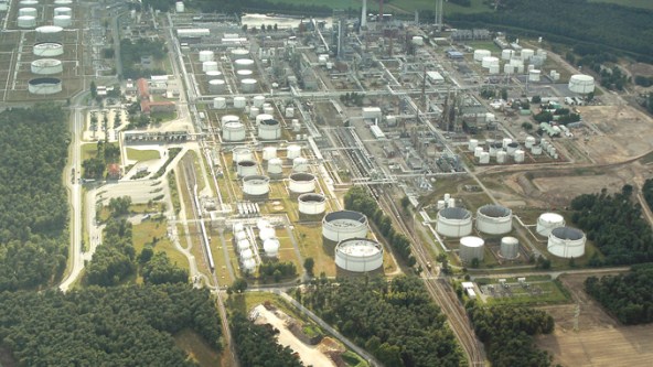 The BP Lingen Emsland oil refinery